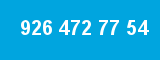 926 472 77 54 926 472 77 54